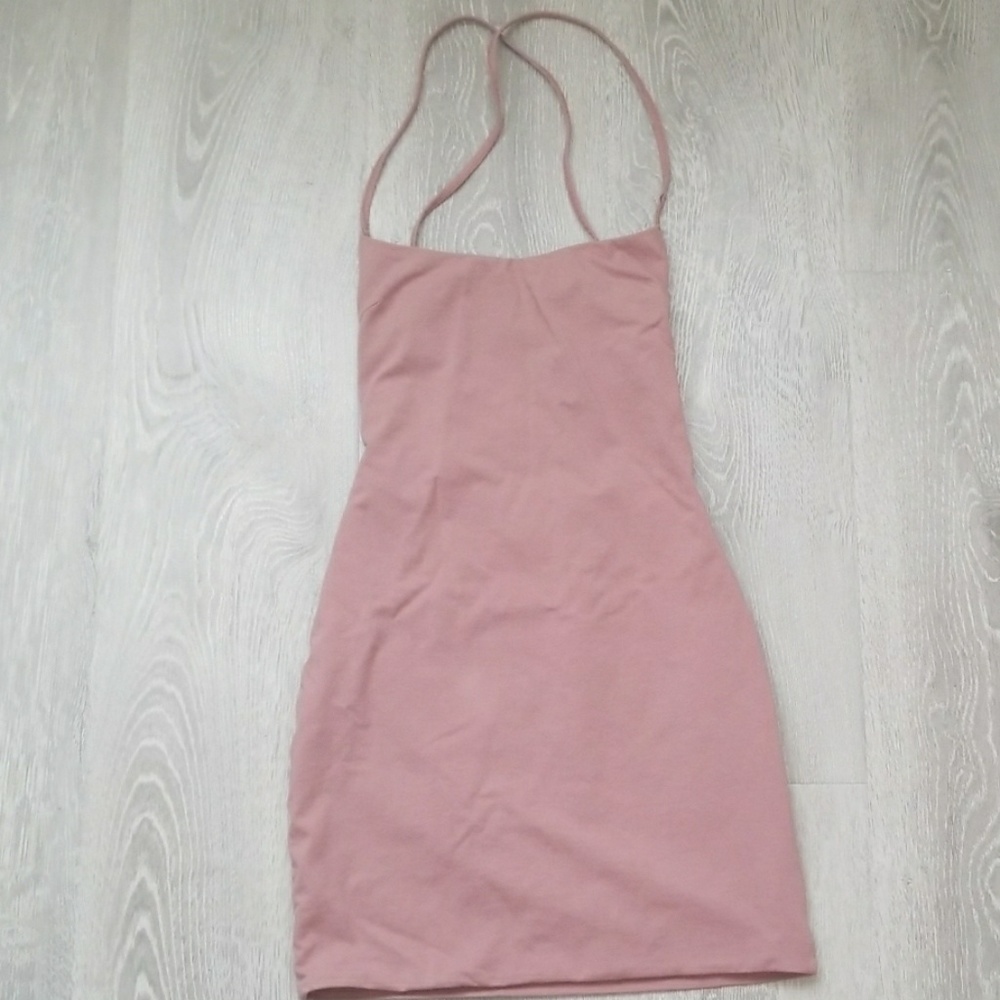 Luvalot pink mini Bodycon dress size US4